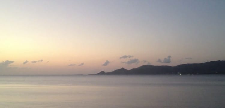 Okinawa’da Bir Günbatımı…